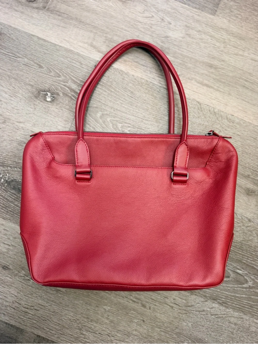 Lipault red tote